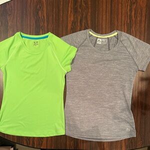 CHAMPION AND RBX athletic tops